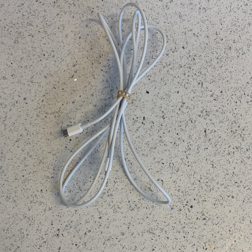 White Charging Cable